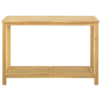 Garden Console Table Light Acacia 110 x 40 x 75 cm