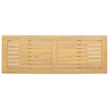Garden Console Table Light Acacia 110 x 40 x 75 cm