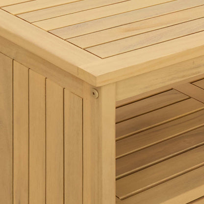 Garden Console Table Light Acacia 80 x 35 x 75 cm
