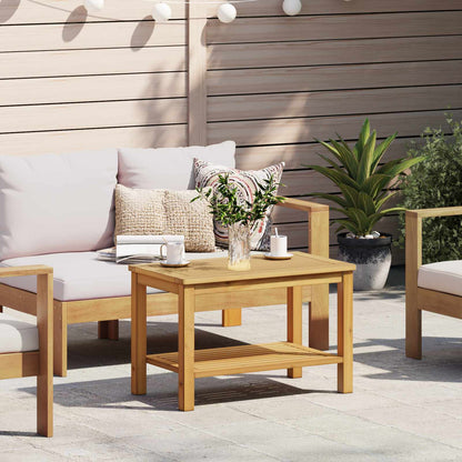 Side Table Oil Natural 70 x 40 x 45 cm Solid Acacia Wood