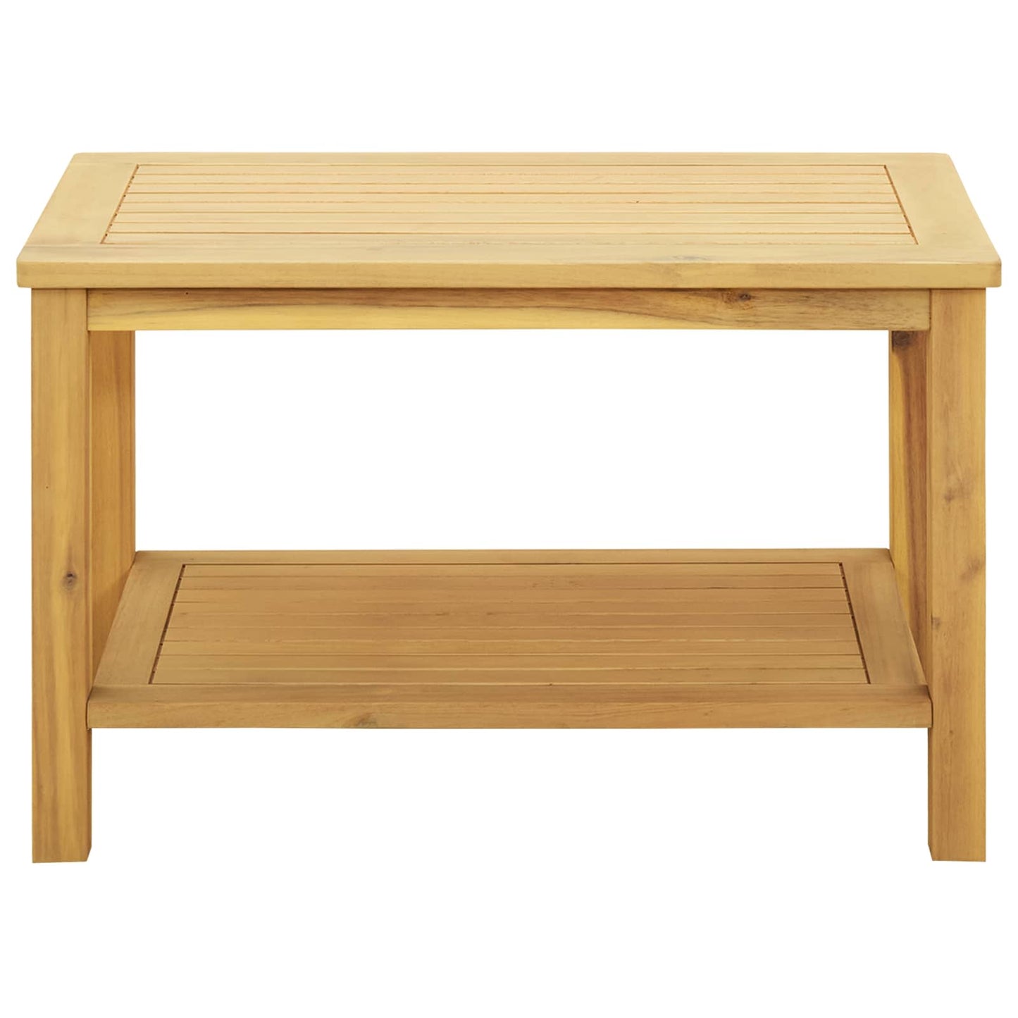 Side Table Oil Natural 70 x 40 x 45 cm Solid Acacia Wood