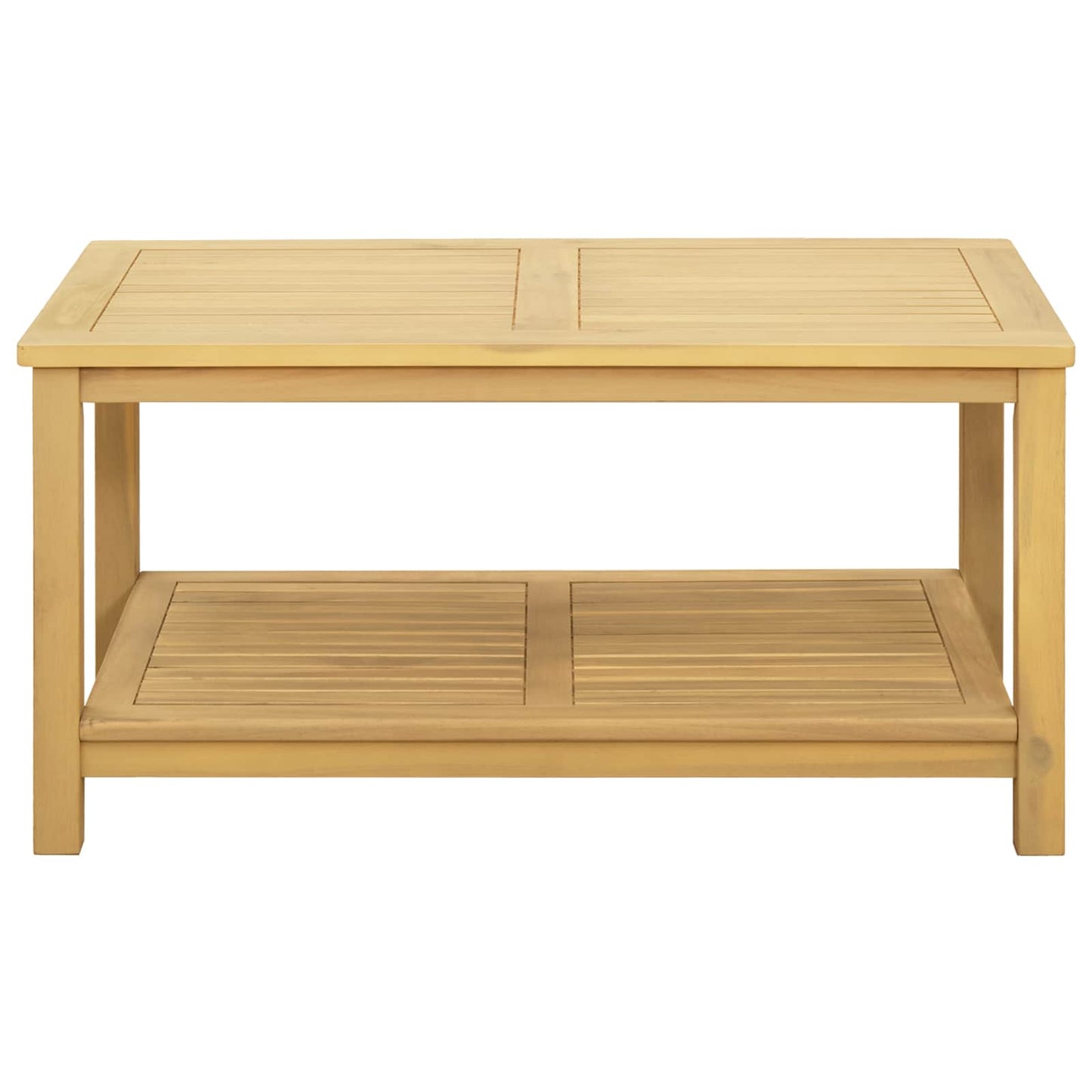 Side Table Oil Natural 90 x 50 x 45 cm Solid Acacia Wood