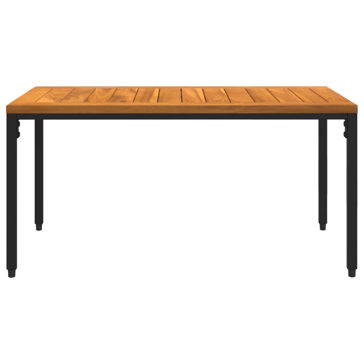 Outdoor Furniture Set Black and Cream White PE Rattan