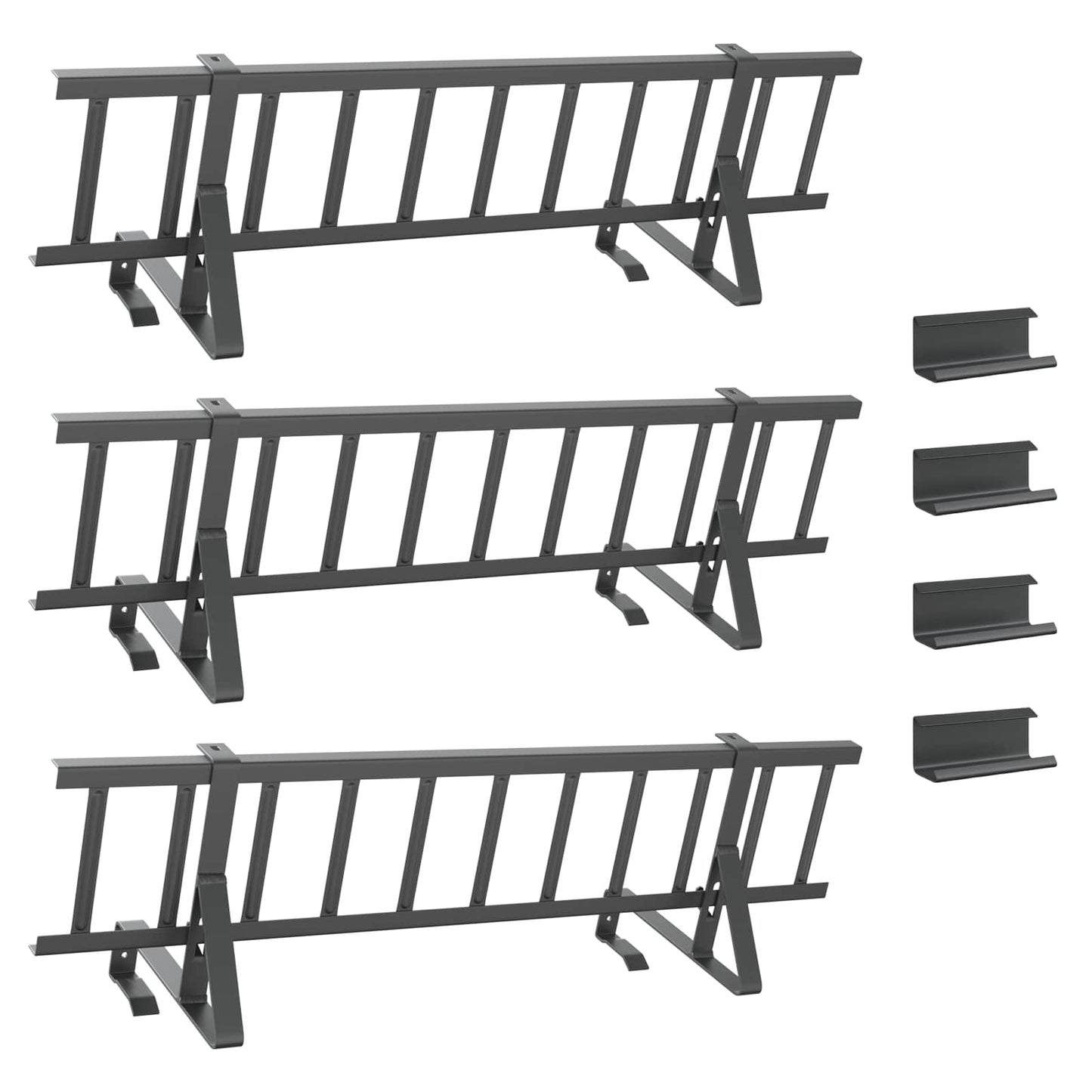 Roof Snow Guard Anthracite 300 x 29.5 x 34.5 cm Steel