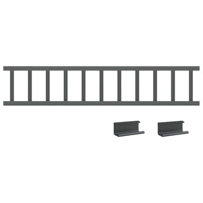 Anthracite 1200 x 2.5 x 20 cm Steel