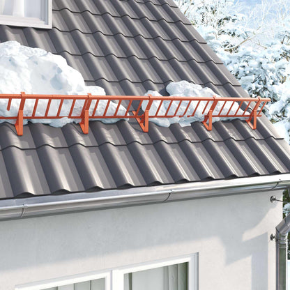 Snow Guard Support 2 pcs Red 29.5 x 3 x 34.5 cm Steel