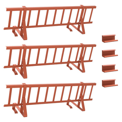 Roof Snow Guard Red 300 x 29.5 x 34.5 cm Steel