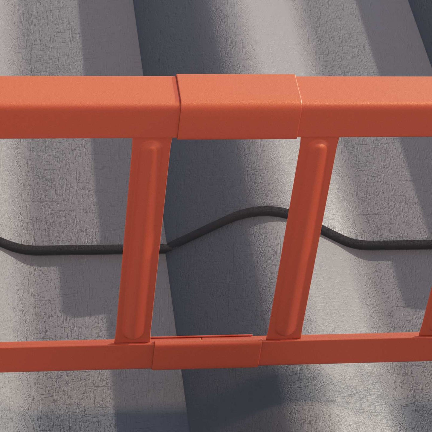Red 1200 x 2.5 x 20 cm Steel