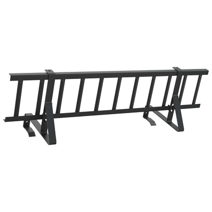Roof Snow Guard Black 100 x 29.5 x 34.5 cm Steel