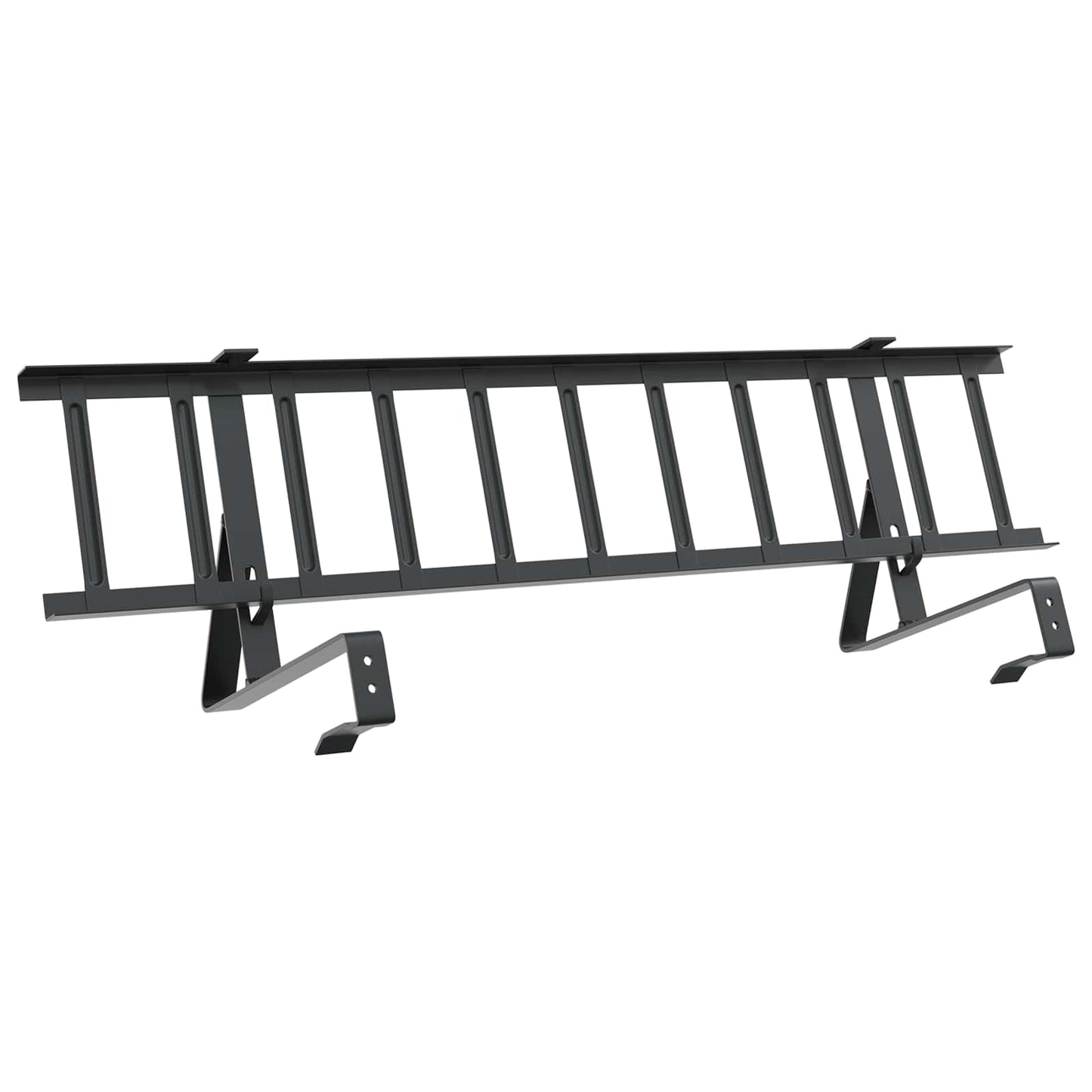 Roof Snow Guard Black 100 x 29.5 x 34.5 cm Steel