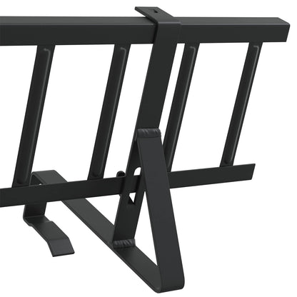 Roof Snow Guard Black 800 x 29.5 x 34.5 cm Steel