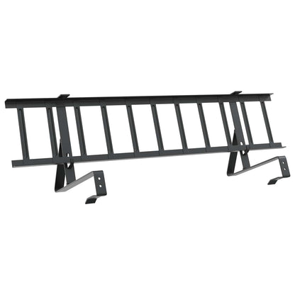 Roof Snow Guard Black 800 x 29.5 x 34.5 cm Steel