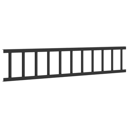 Black 300 x 2.5 x 20 cm Steel