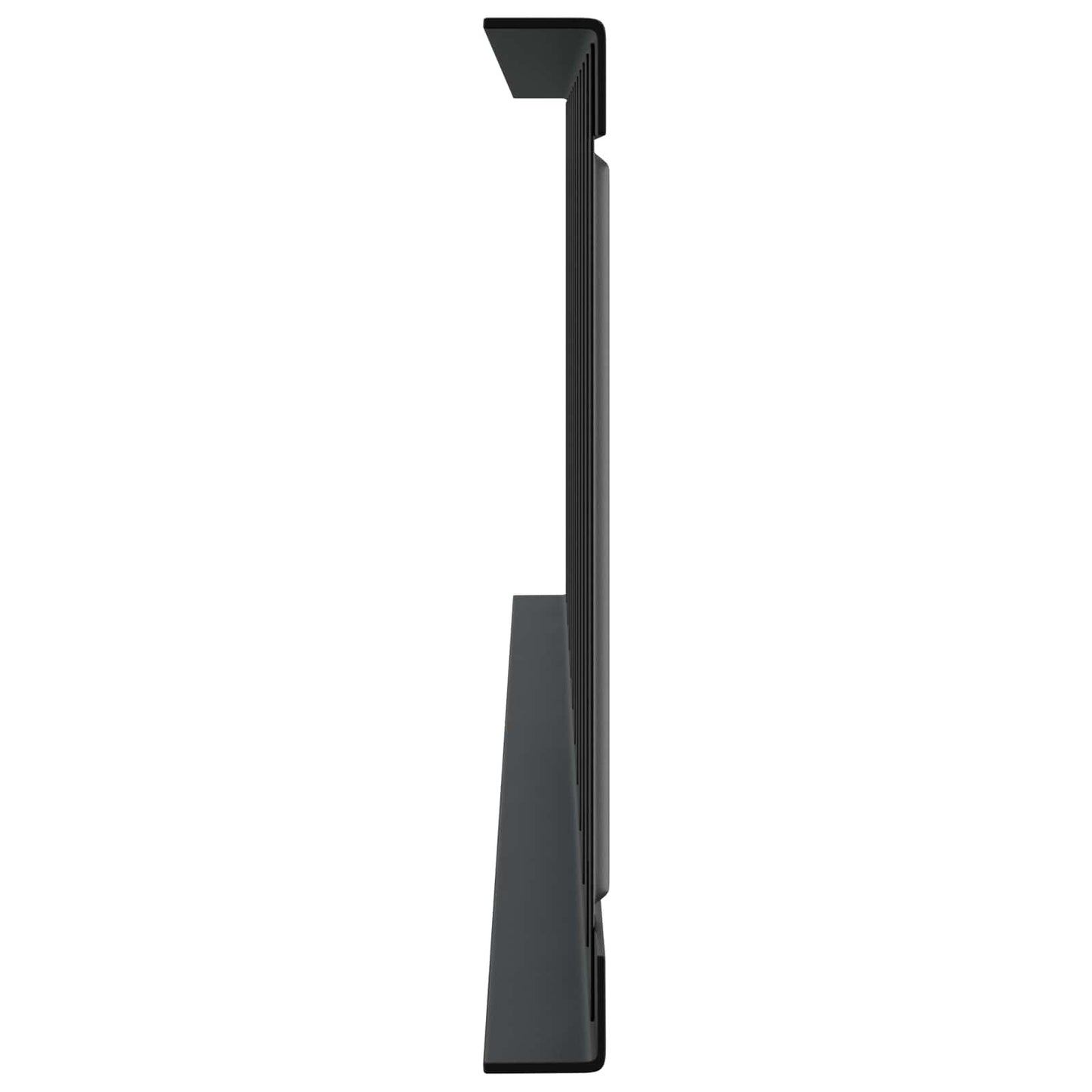 Black 300 x 2.5 x 20 cm Steel