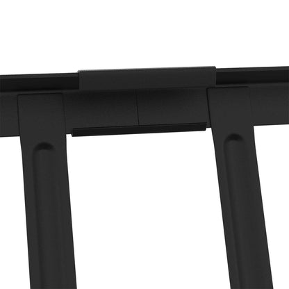 Black 600 x 2.5 x 20 cm Steel