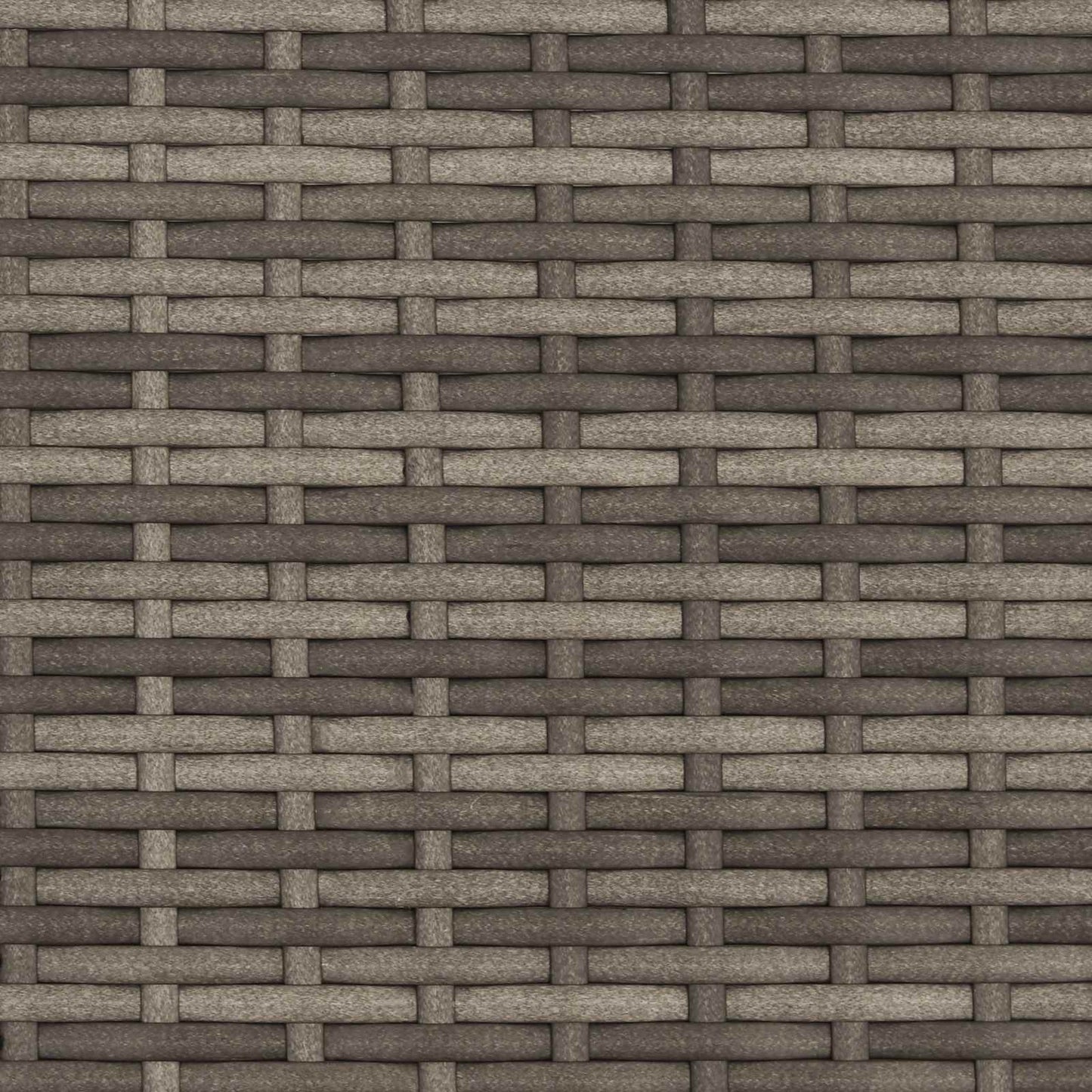 Garden Footstool with Cushion 2 pcs Grey Poly Rattan