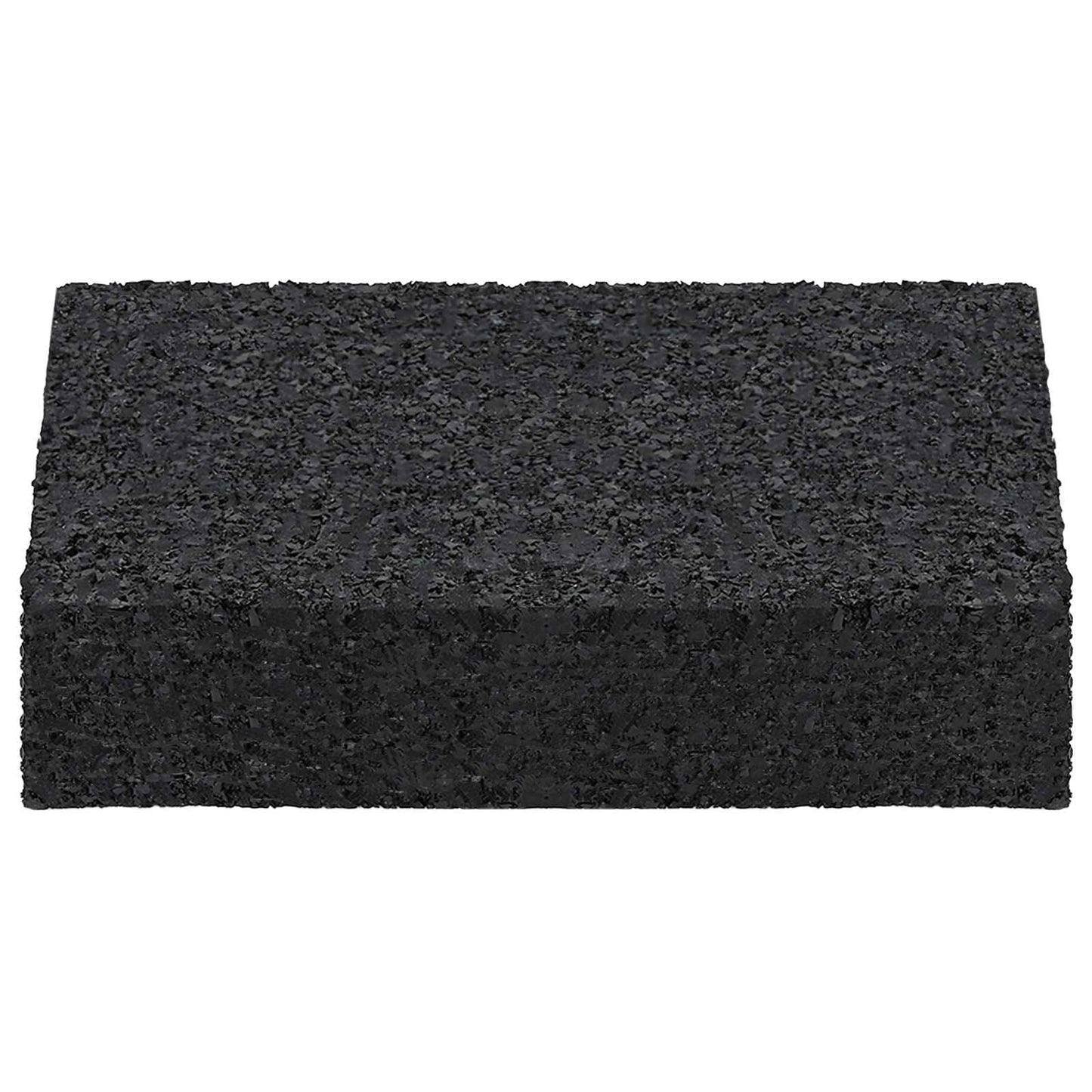 Rubber Granulate Patio Pad Black 6 x 9 x 2 cm Rubber