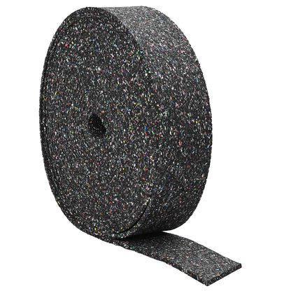Rubber Granulate Roll Black 1000 x 10 x 1 cm Rubber