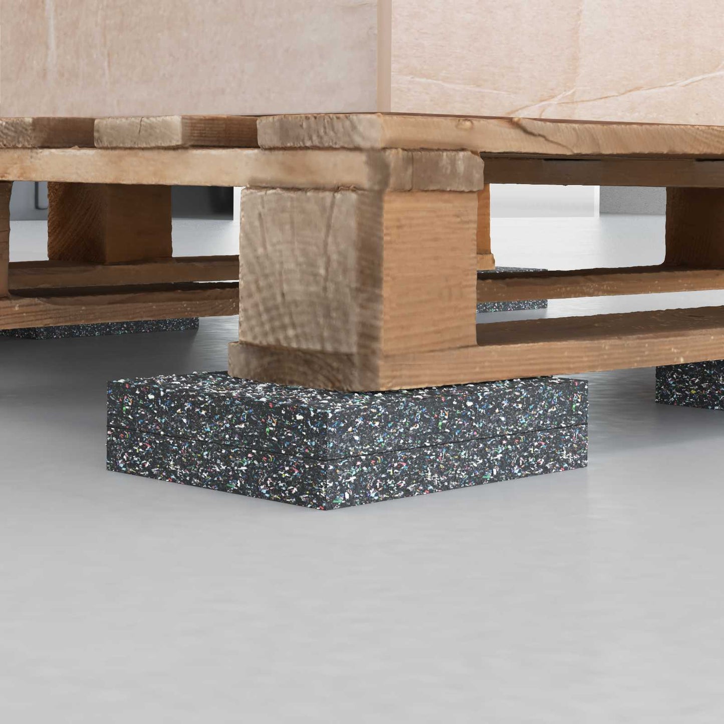 Rubber Granulate Roll Black 200 x 12 x 0.8 cm Rubber