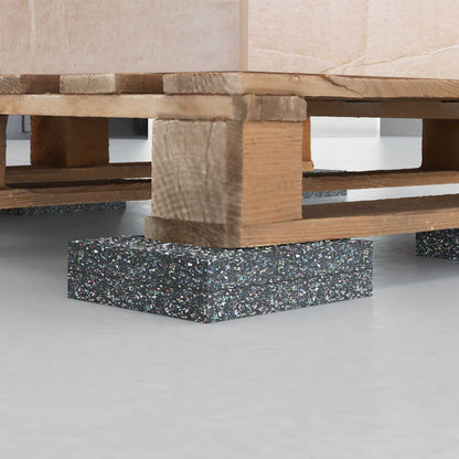 Rubber Granulate Roll Black 2000 x 12 x 0.8 cm Rubber