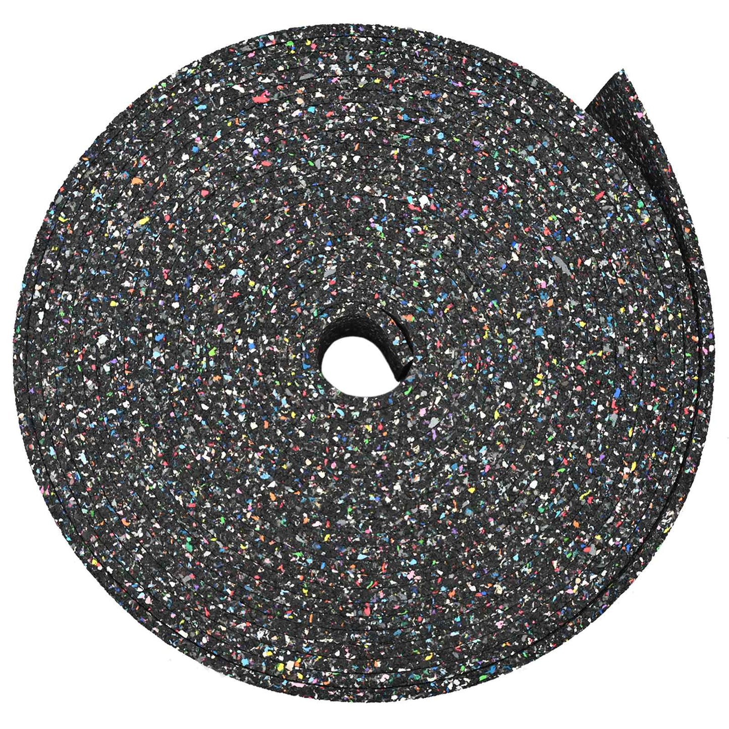 Rubber Granulate Roll Black 2000 x 12 x 0.8 cm Rubber