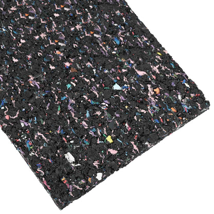Rubber Granulate Roll Black 500 x 12 x 1 cm Rubber