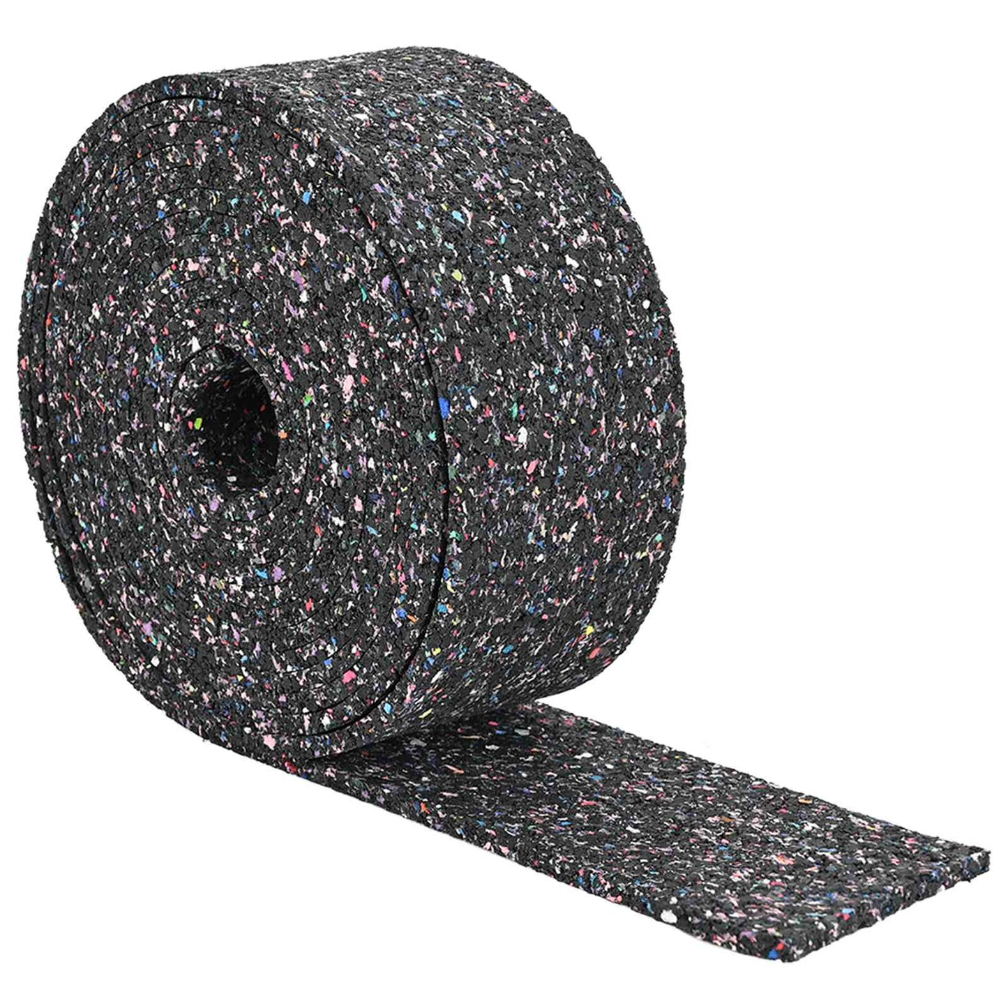 Rubber Granulate Roll Black 500 x 12 x 1 cm Rubber