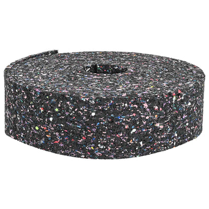Rubber Granulate Roll Black 500 x 12 x 1 cm Rubber