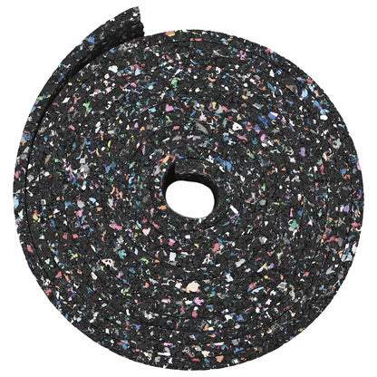 Rubber Granulate Roll Black 500 x 12 x 1 cm Rubber