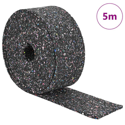 Rubber Granulate Roll Black 500 x 12 x 1 cm Rubber
