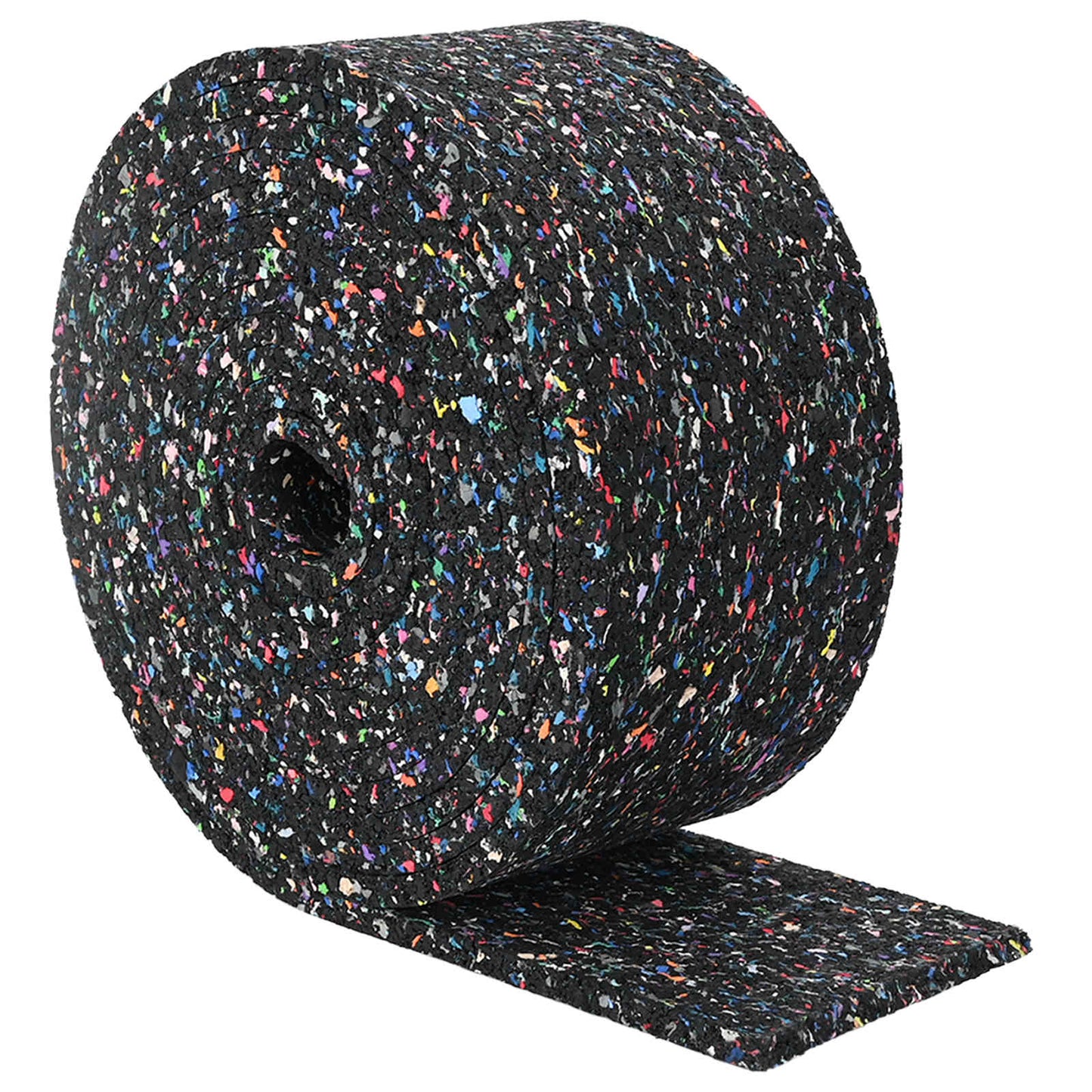 Rubber Granulate Roll Black 1000 x 12 x 1 cm Rubber
