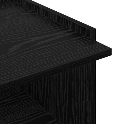 Coffee Table Black Oak 90 x 50 x 33 cm Engineered Wood