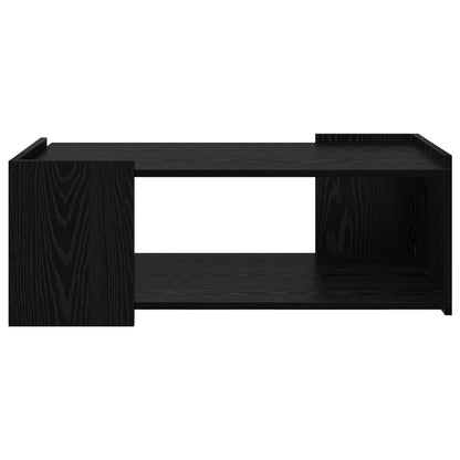 Coffee Table Black Oak 90 x 50 x 33 cm Engineered Wood