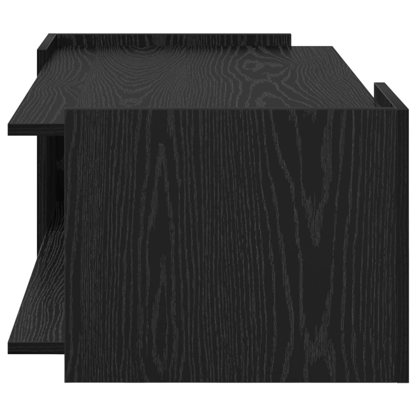 Coffee Table Black Oak 90 x 50 x 33 cm Engineered Wood