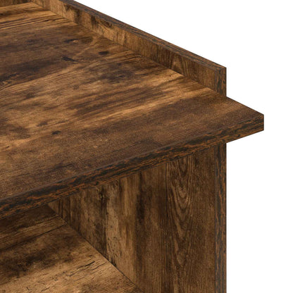 Coffee Table Smoked Oak 90 x 50 x 33 cm Engineered Wood