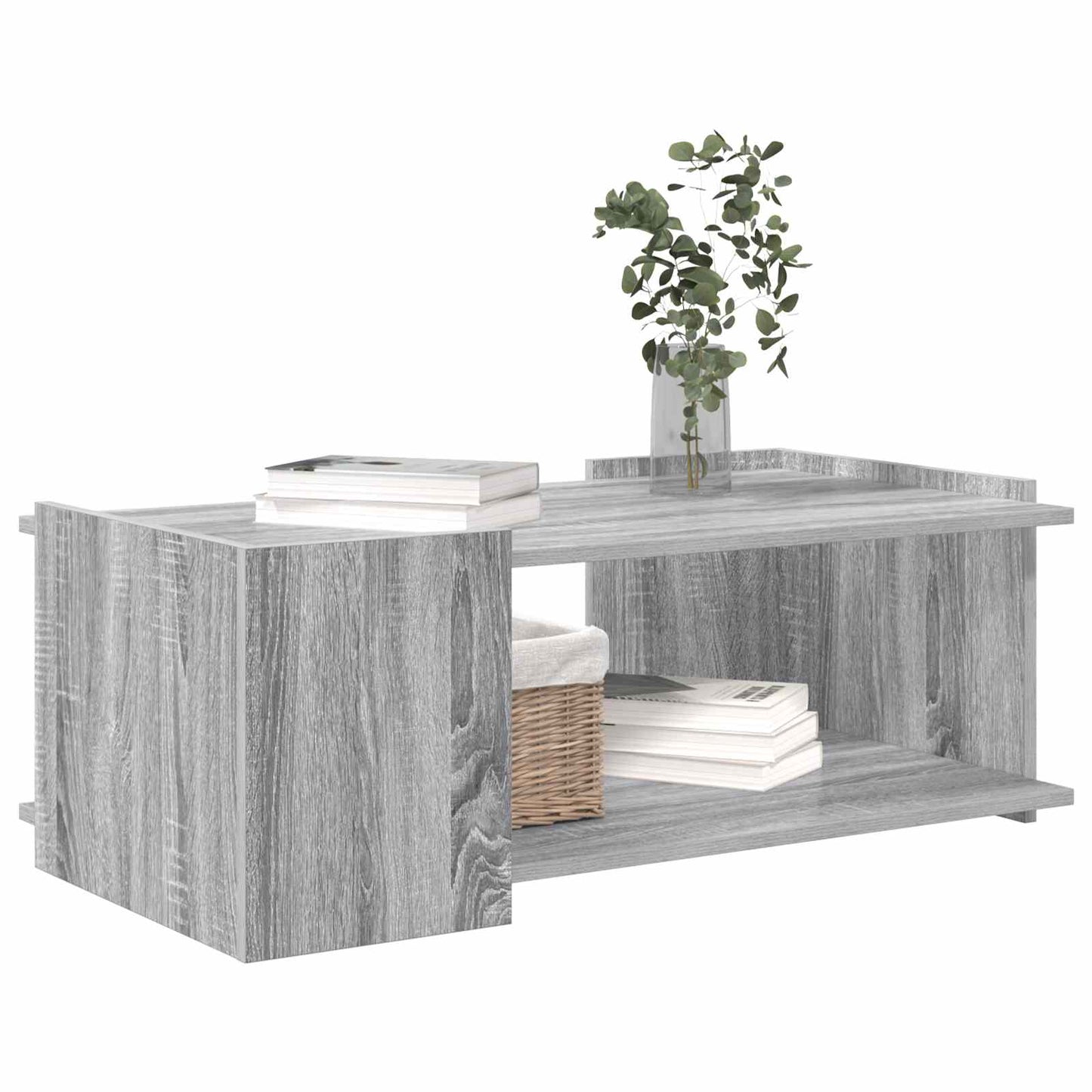 Coffee Table Grey Sonoma 90 x 50 x 33 cm Engineered Wood
