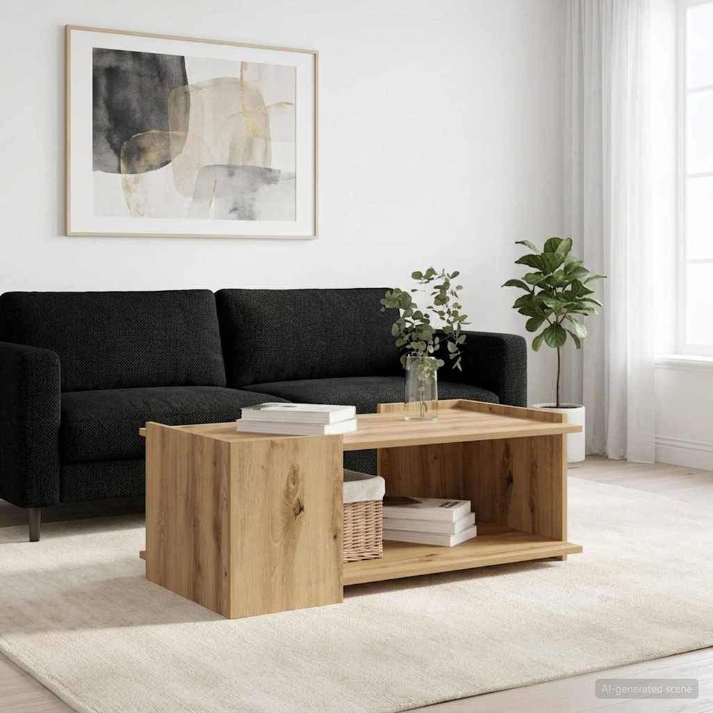 Coffee Table Artisan Oak 90 x 50 x 33 cm Engineered Wood