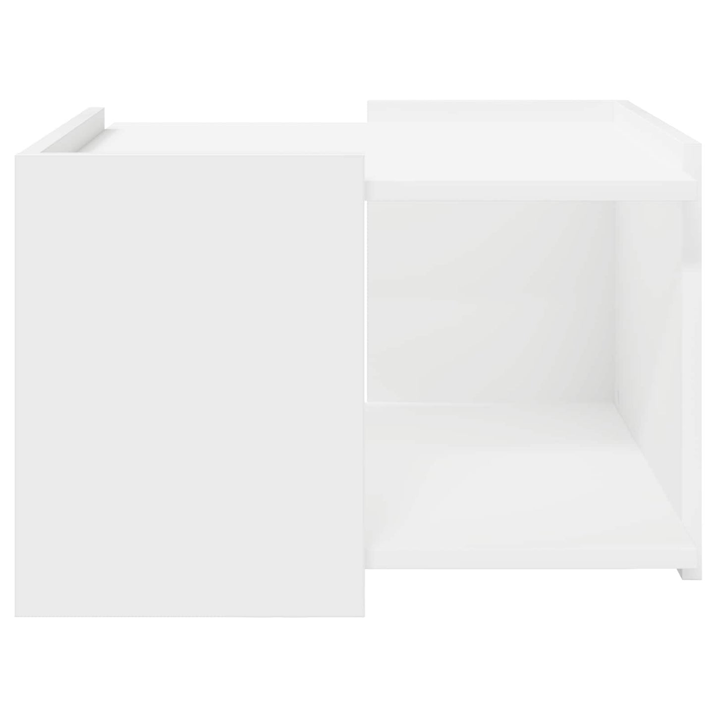 Coffee Table White 50.5 x 50 x 33 cm Engineered Wood