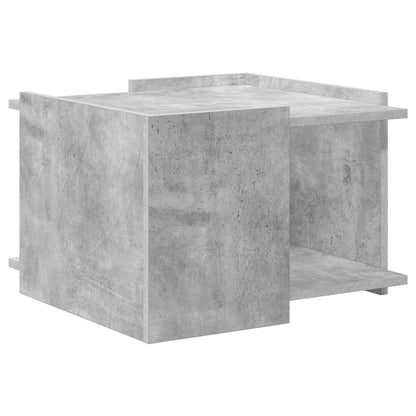 Coffee Table Concrete Grey 50.5 x 50 x 33 cm Engineered Wood