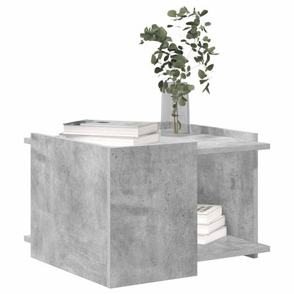 Coffee Table Concrete Grey 50.5 x 50 x 33 cm Engineered Wood