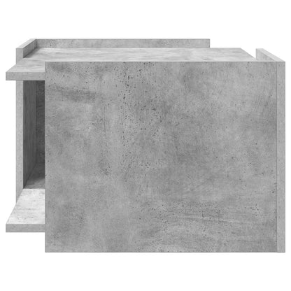 Coffee Table Concrete Grey 50.5 x 50 x 33 cm Engineered Wood