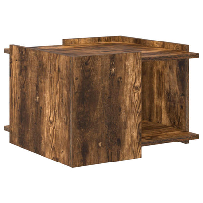 Coffee Table Smoked Oak 50.5 x 50 x 33 cm Engineered Wood