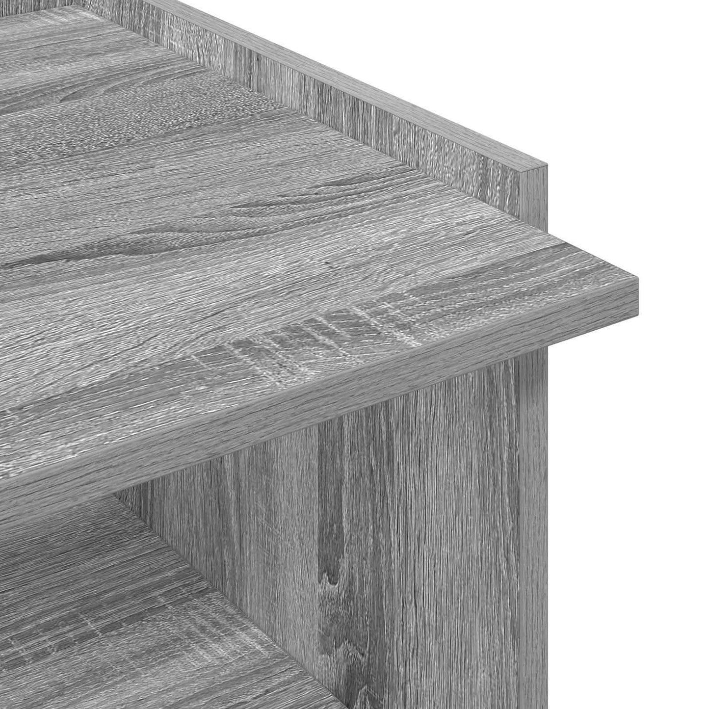Coffee Table Grey Sonoma 50.5 x 50 x 33 cm Engineered Wood
