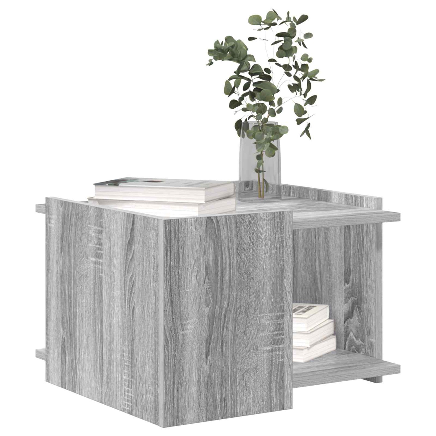 Coffee Table Grey Sonoma 50.5 x 50 x 33 cm Engineered Wood