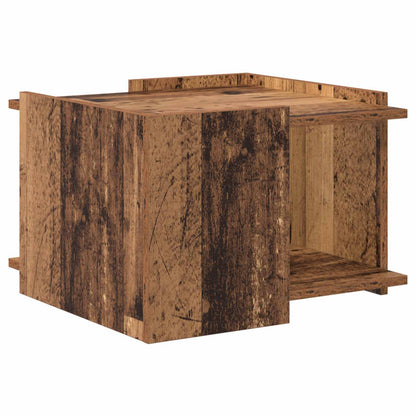 Coffee Table Old Wood 50.5 x 50 x 33 cm Engineered Wood