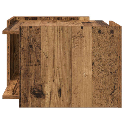 Coffee Table Old Wood 50.5 x 50 x 33 cm Engineered Wood
