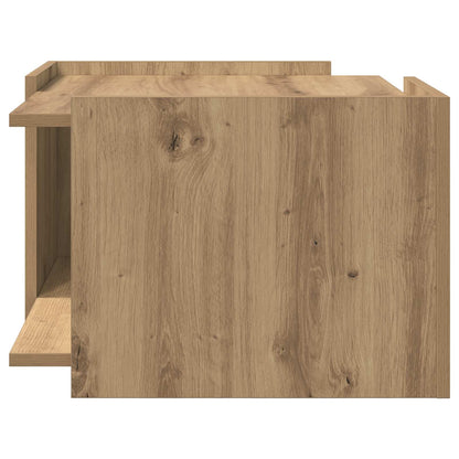 Coffee Table Artisan Oak 50.5 x 50 x 33 cm Engineered Wood