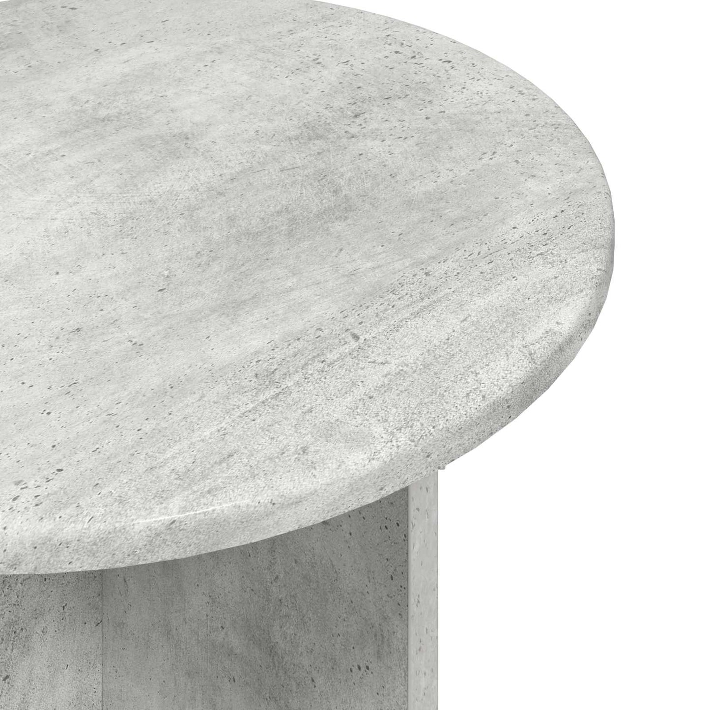 Side Table Set with Storage 2 pcs Concrete Grey Engineered Wood