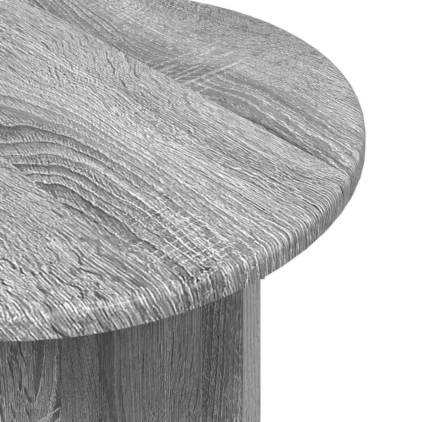 Side Table Set with Storage 2 pcs Grey Sonoma Engineered Wood