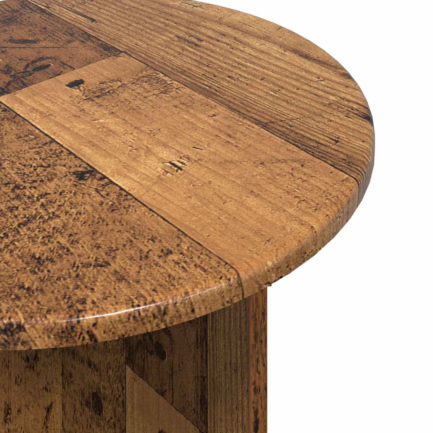 Side Table Set 2 pcs Old Wood Engineered Wood